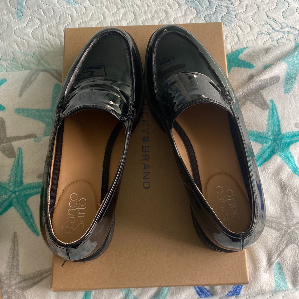 Franco Sarto Black Loafer shoes